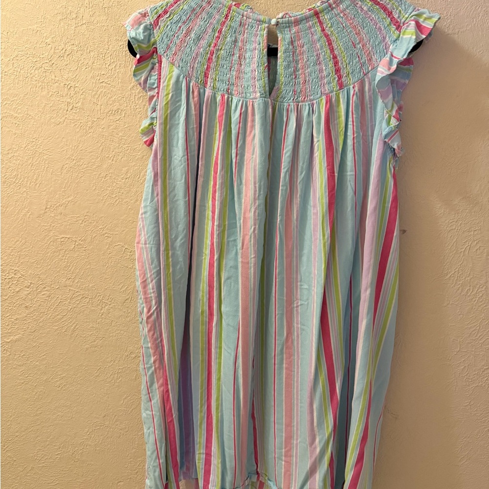Crown & Ivy Pastel Striped Top